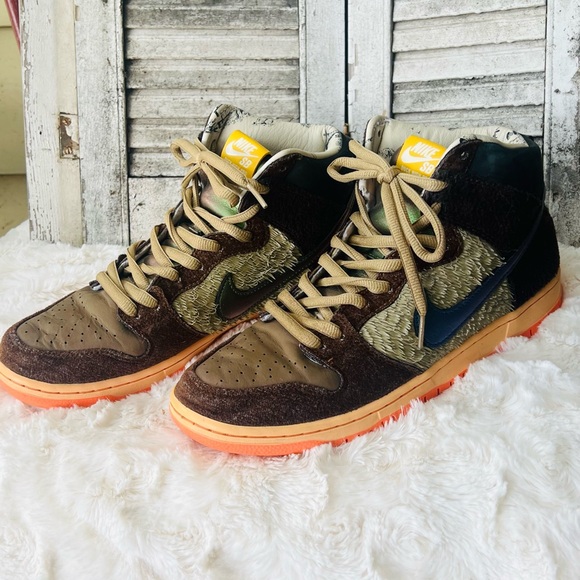 2020 Nike SB Dunk high mallard TurDunken - Picture 1 of 9